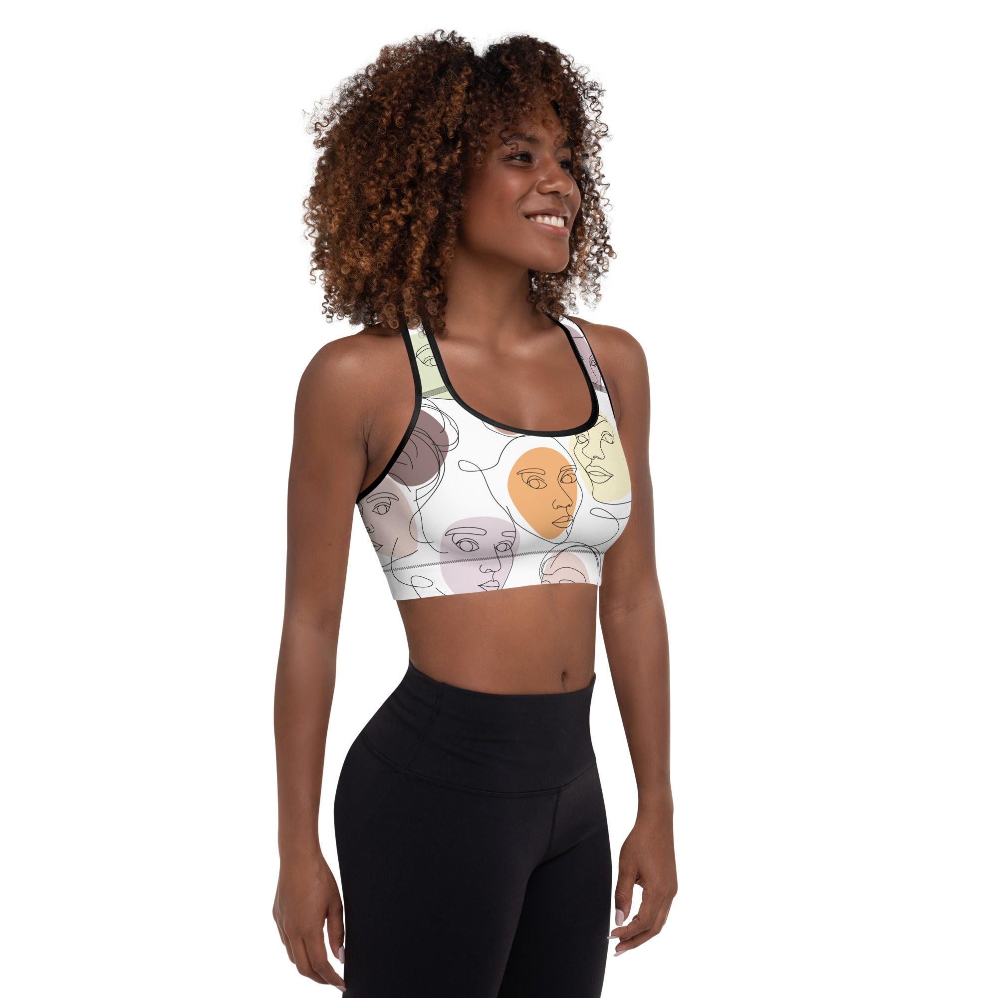 Cvibe Strong: multiple faces padded sports bra